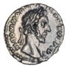 Commodus AR Denarius - Minerva with Shield & Spear